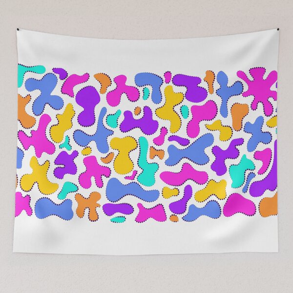 Item preview, Bright acid liquid shapes designed and sold by OM-lova.