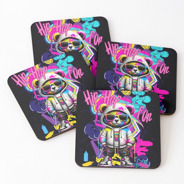 Item preview, Hip-Hop Panda Fan Colorful Street Art Style designed and sold by Szpaku desart .