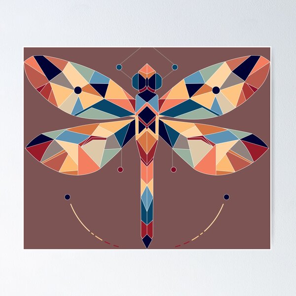 Item preview,  Mosaic Dragonfly – Nature-Inspired designed and sold by LadyInEverGreen.