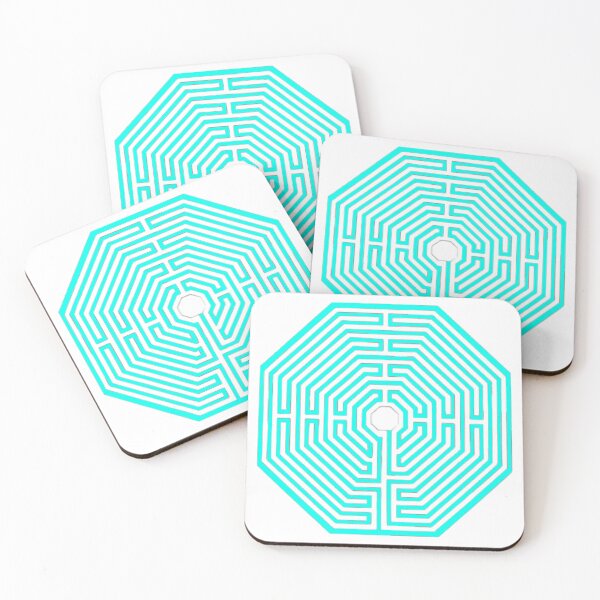 Item preview, Labyrinth of Amiens - Turquoise  designed and sold by Lapicorn.