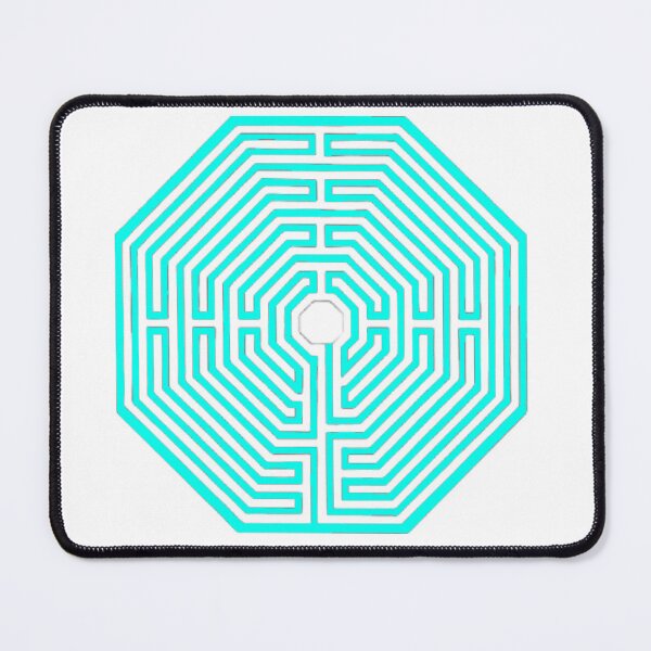 Item preview, Labyrinth of Amiens - Turquoise  designed and sold by Lapicorn.