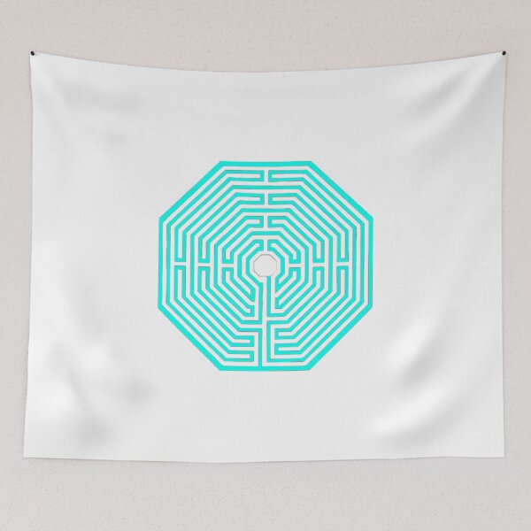 Item preview, Labyrinth of Amiens - Turquoise  designed and sold by Lapicorn.