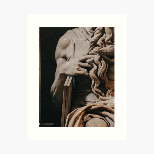 Aperçu de l'œuvre Moïse de Michel-Ange, détail créée et vendue par Brunoejes.