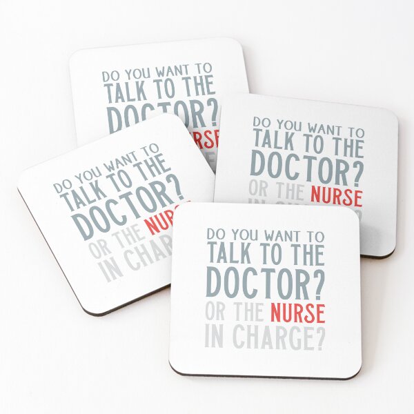Item preview, do you want to talk to the doctor or the nurse in charge? designed and sold by jazzydevil.