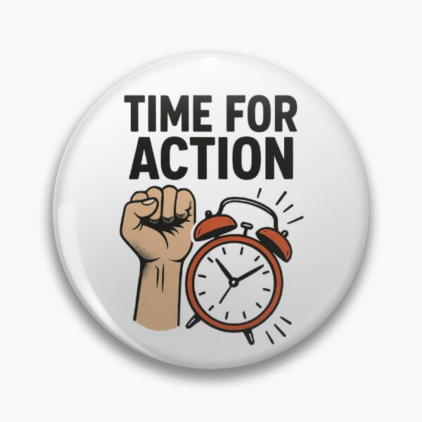 Item preview, Time for Action – Motivational Fist and Alarm Clock Design designed and sold by Lacritsa .