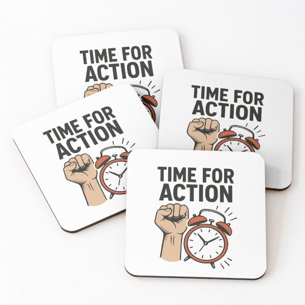 Item preview, Time for Action – Motivational Fist and Alarm Clock Design designed and sold by Lacritsa .