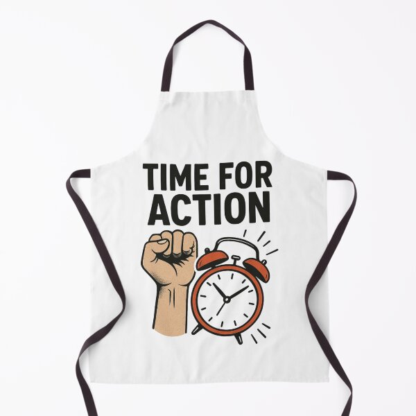 Item preview, Time for Action – Motivational Fist and Alarm Clock Design designed and sold by Lacritsa .