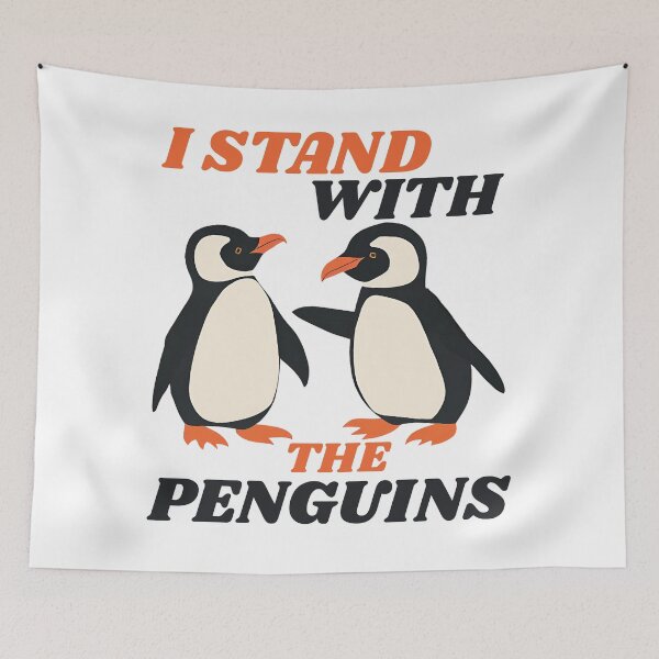 Item preview, I Stand With The Penguins designed and sold by Zeemazoo.
