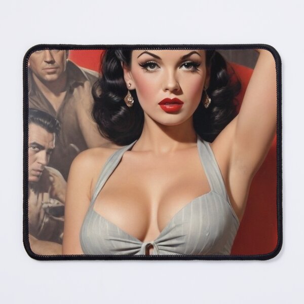 Item preview, Vintage Gangster Girl Pin Up designed and sold by MissSaylor.