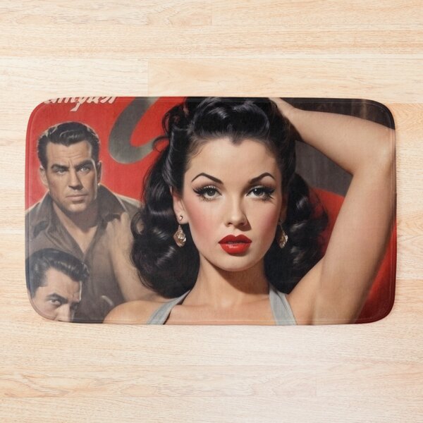 Item preview, Vintage Gangster Girl Pin Up designed and sold by MissSaylor.