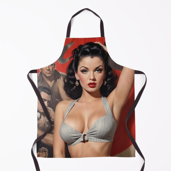 Item preview, Vintage Gangster Girl Pin Up designed and sold by MissSaylor.