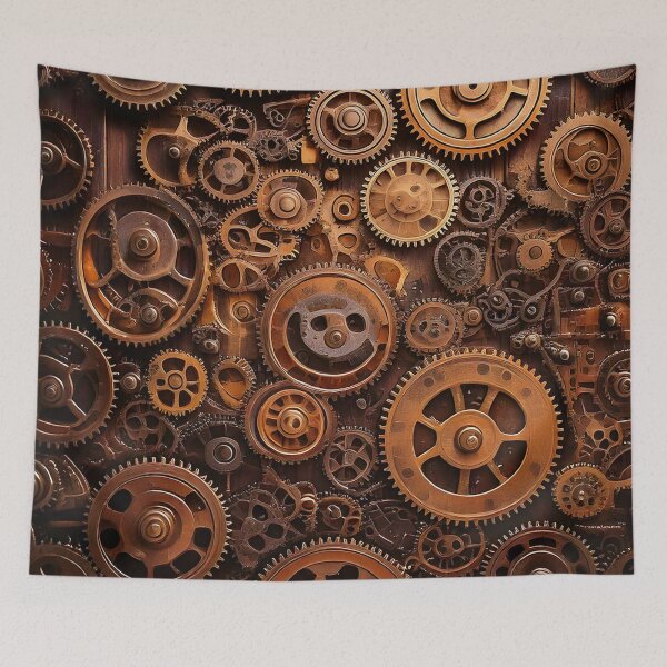 Item preview, Steampunk Texture – Gears & Cogs – Antique Industrial Design - Steampunk designed and sold by CattlettArt.
