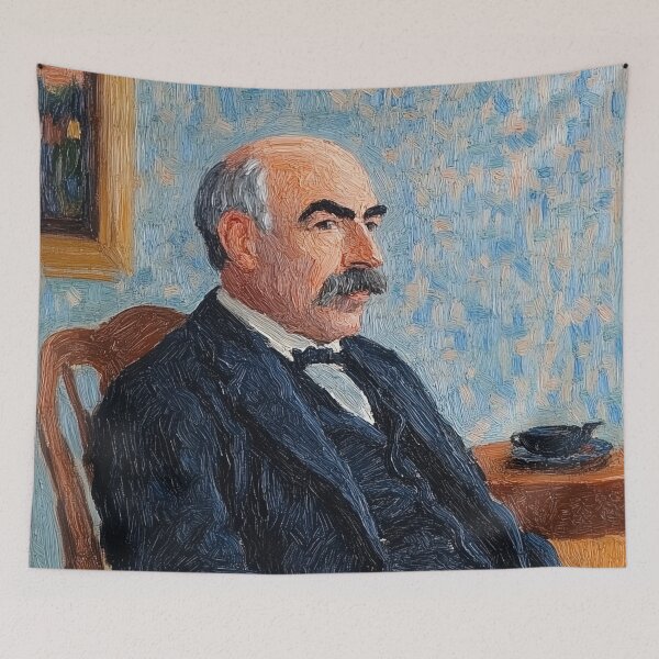 Item preview, John Maynard Keynes | Post-impressionist painting style designed and sold by ComicsFactory.