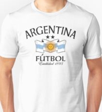 Argentina FĂştbol Established 1893 Unisex T-Shirt