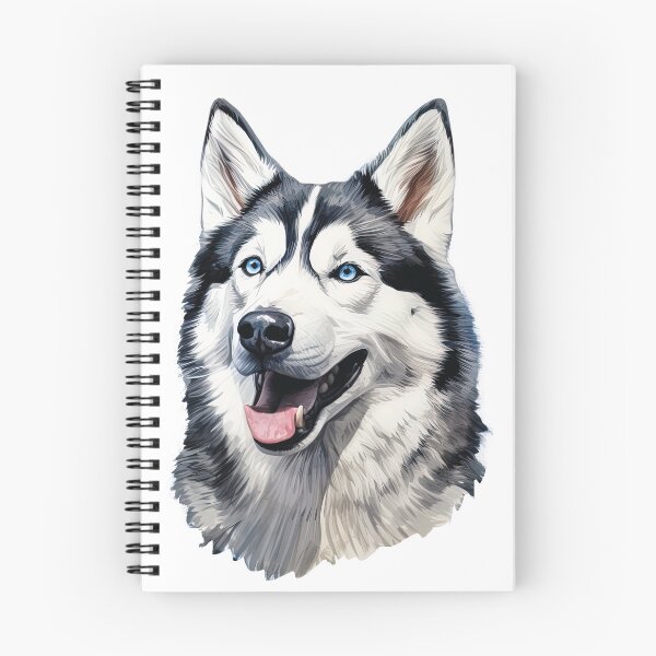 Item preview, Captivating Gaze: Striking Husky Portrait with Piercing Eyes designed and sold by MYK-Printing.