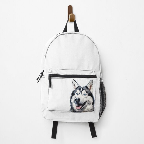 Item preview, Captivating Gaze: Striking Husky Portrait with Piercing Eyes designed and sold by MYK-Printing.
