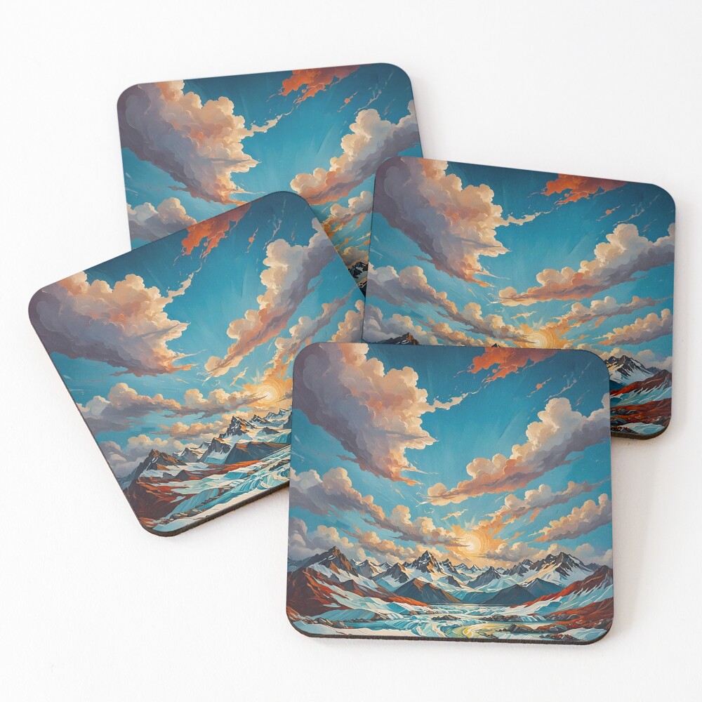 Item preview, Coasters (Set of 4) designed and sold by IceEdgeStudio.