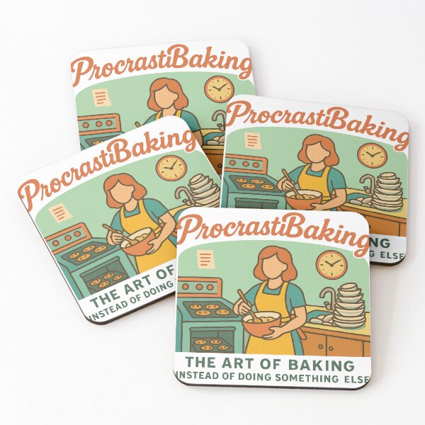 Artikelvorschau, Procrasibaking entworfen und verkauft von Mix-Tape-Merch.