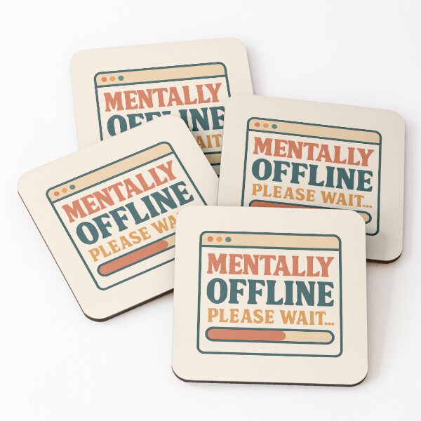 Item preview, Mentally Offline Please Wait designed and sold by Happily Lover.