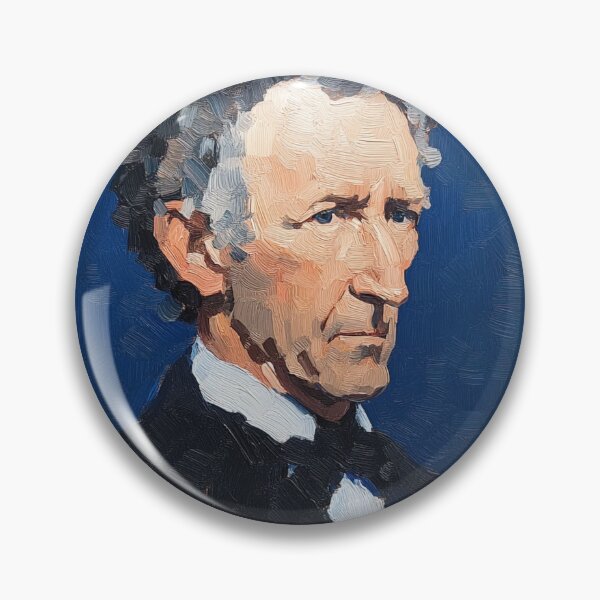 Item preview, John Tyler | Post-impressionist painting style designed and sold by ComicsFactory.