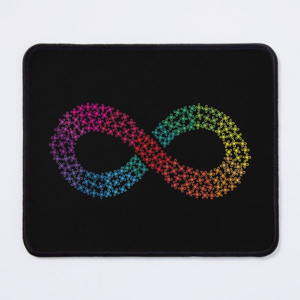 Item preview, Rainbow Infinity - Neurodiversity - Plain designed and sold by Tim Veiga.