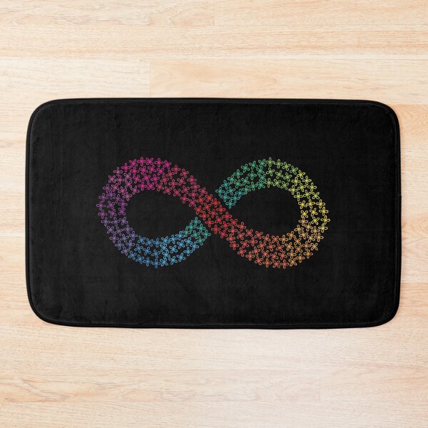 Item preview, Rainbow Infinity - Neurodiversity - Plain designed and sold by Tim Veiga.