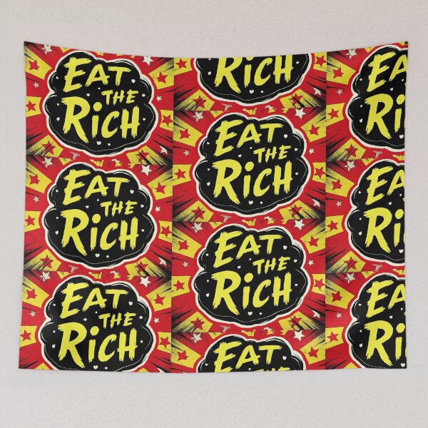 Item preview, EAT THE RICH - PIZZARIA designed and sold by Prometheus31.