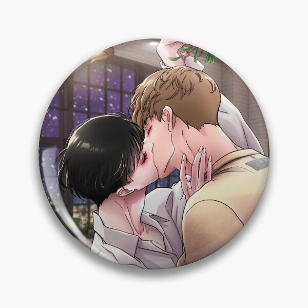 Item preview, Lee Geom and Imm Wooyeon mistletoe kiss fanart Missing Love The Marrying Man webtoon manhwa designed and sold by Escafan.