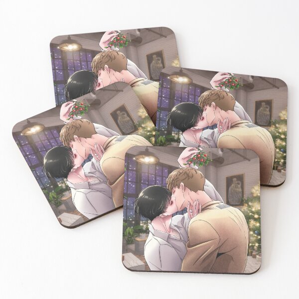 Item preview, Lee Geom and Imm Wooyeon mistletoe kiss fanart Missing Love The Marrying Man webtoon manhwa designed and sold by Escafan.