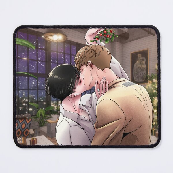 Item preview, Lee Geom and Imm Wooyeon mistletoe kiss fanart Missing Love The Marrying Man webtoon manhwa designed and sold by Escafan.
