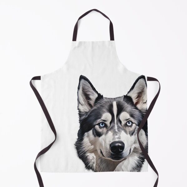 Item preview, Captivating Gaze: Striking Husky Portrait with Piercing Eyes designed and sold by MYK-Printing.