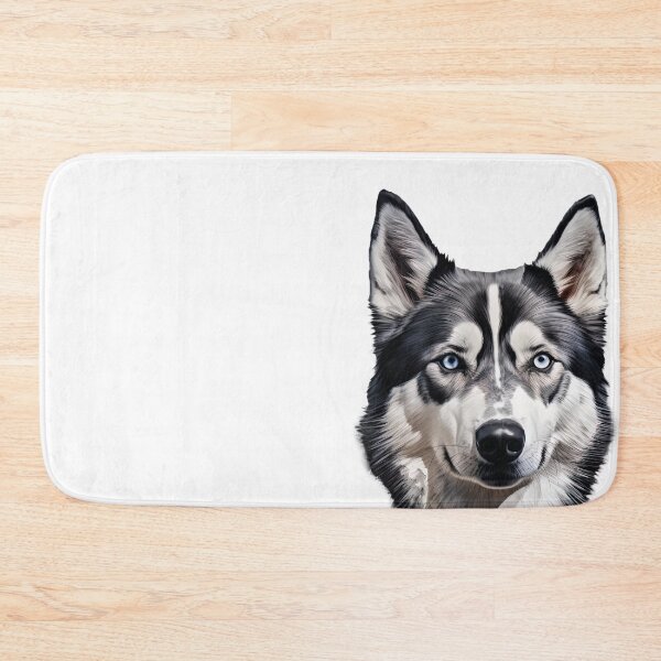 Item preview, Captivating Gaze: Striking Husky Portrait with Piercing Eyes designed and sold by MYK-Printing.