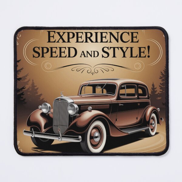 Item preview, Vintage Car Ad designed and sold by Ink And Inspire.
