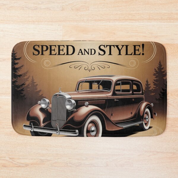 Item preview, Vintage Car Ad designed and sold by Ink And Inspire.