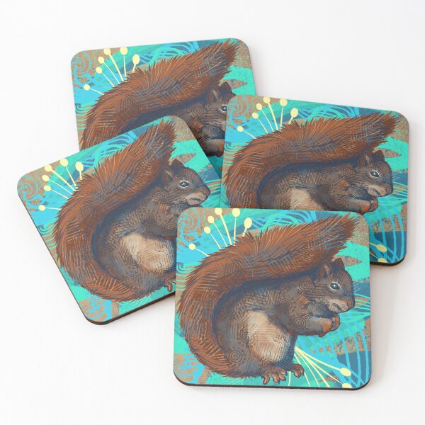 Item preview, Squirrel Maximalist Illustration designed and sold by Free-Spirit-Meg.