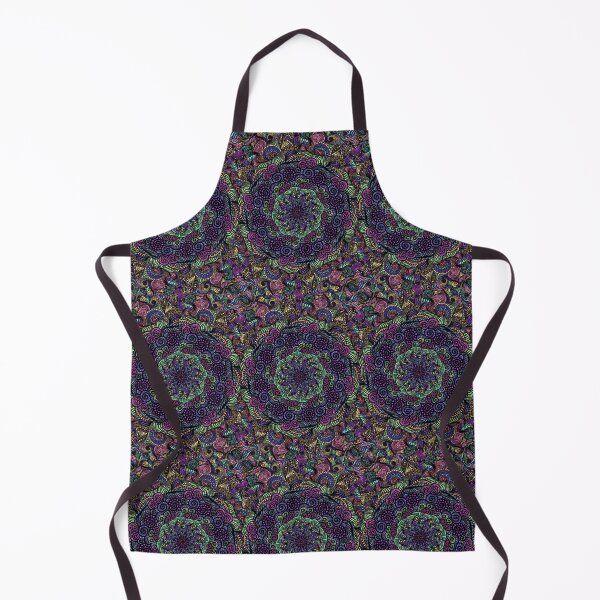 Item preview, Intricate Rainbow Mandala on Black – Sacred Geometry Inspired Design designed and sold by Leanne-Michelle.