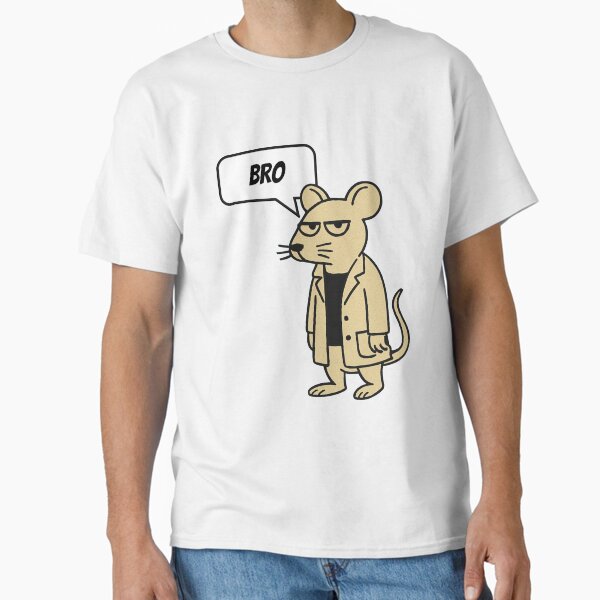 Item preview, Deadpan Bro Rat designed and sold by FlippinTurtles.