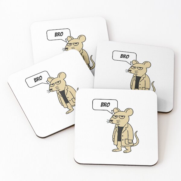 Item preview, Deadpan Bro Rat designed and sold by FlippinTurtles.