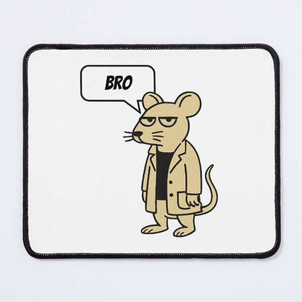 Item preview, Deadpan Bro Rat designed and sold by FlippinTurtles.