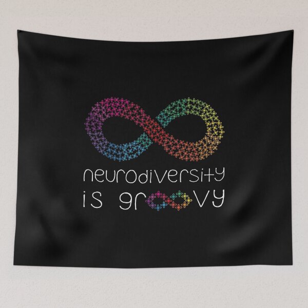 Item preview, Rainbow Infinity - Neurodiversity - Caption designed and sold by Tim Veiga.