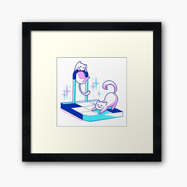 Vista previa del artículo con la obra «Gatos DDR», diseñado y vendido por KershawDesigns.