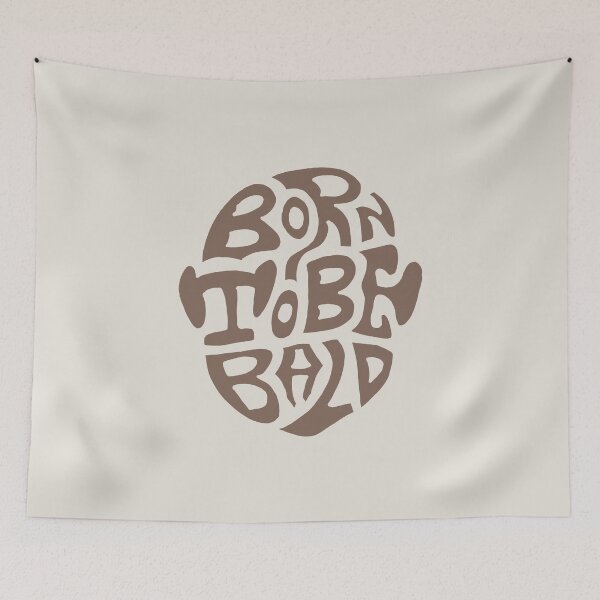 Item preview, Born To Be Bald - Dark Tone designed and sold by Tim Veiga.