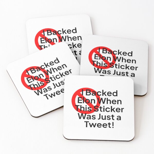 Item preview, I unfortunately backed Elon Interdit Sticker  designed and sold by Interdit Clothing.