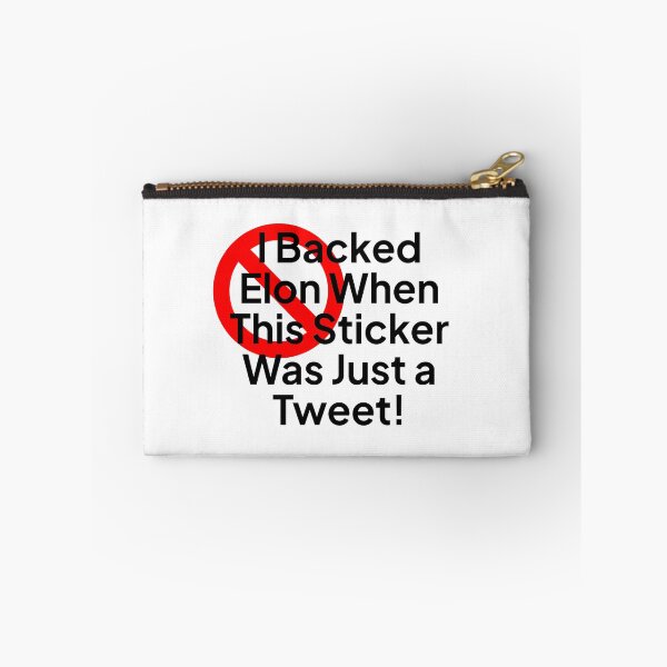 Item preview, I unfortunately backed Elon Interdit Sticker  designed and sold by Interdit Clothing.