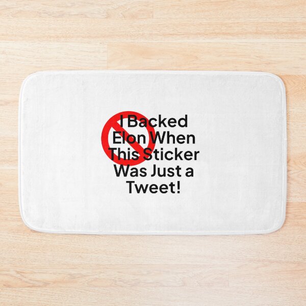 Item preview, I unfortunately backed Elon Interdit Sticker  designed and sold by Interdit Clothing.