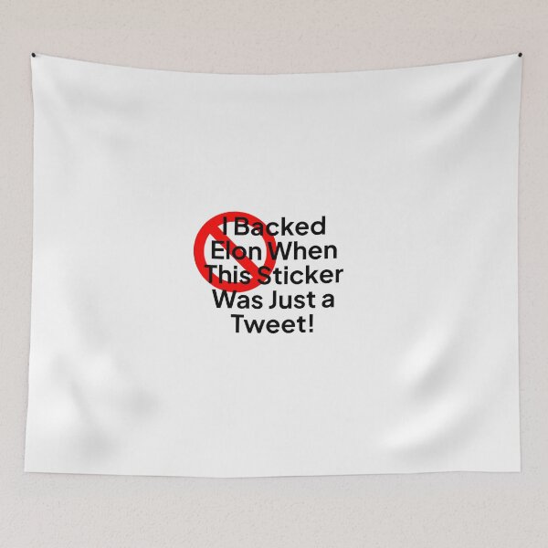 Item preview, I unfortunately backed Elon Interdit Sticker  designed and sold by Interdit Clothing.