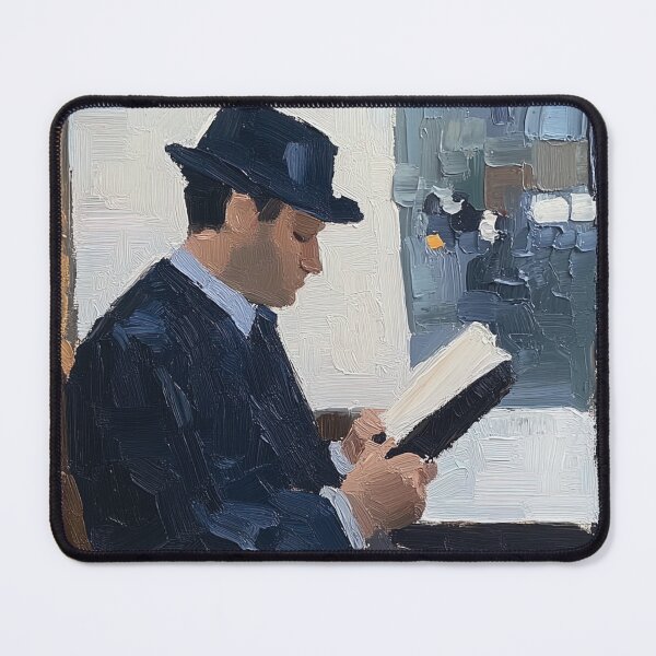 Item preview, Journalist | Post-impressionist painting style designed and sold by ComicsFactory.