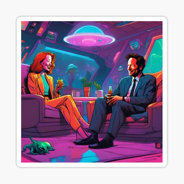 Item preview, Mulder & Scully Relaxing designed and sold by Vividly Ashli.