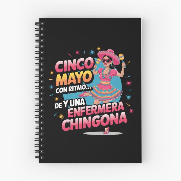 Item preview, Cinco de Mayo con Ritmo – Enfermera Chingona Fiesta Design designed and sold by Fragy72.
