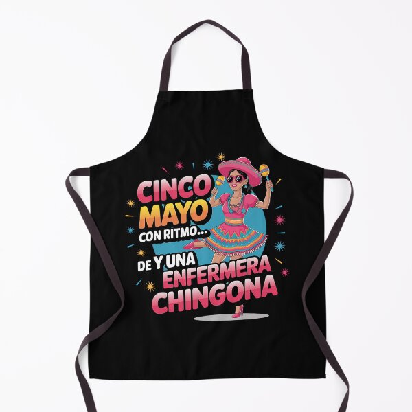 Item preview, Cinco de Mayo con Ritmo – Enfermera Chingona Fiesta Design designed and sold by Fragy72.
